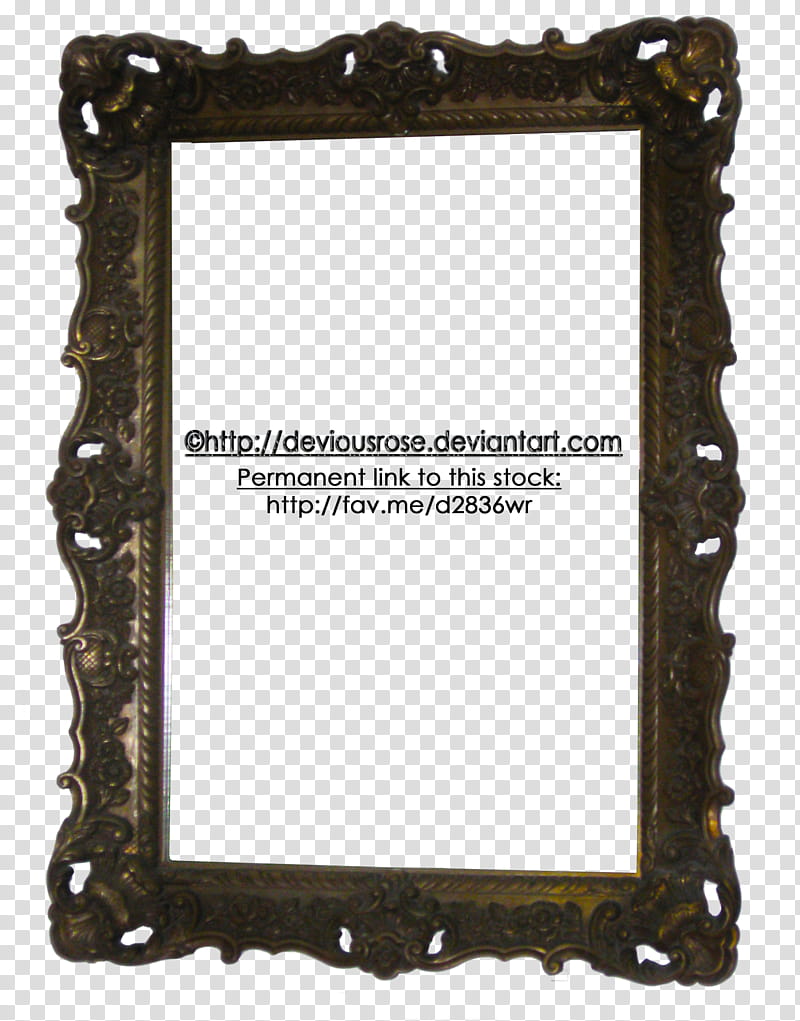 Ornate Frame , rectangular brown frame transparent background PNG clipart