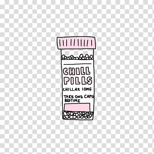 Sass, Chill Pills prescription bottle art transparent background PNG clipart
