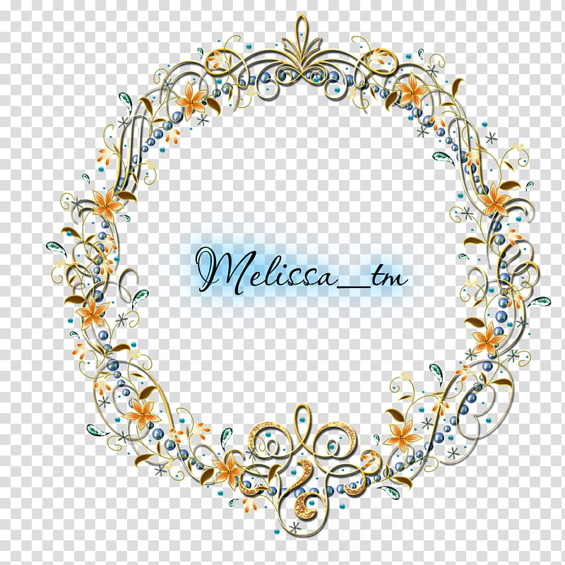 spring is coming frame, round orange and blue floral wreath transparent background PNG clipart