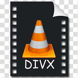 Stilrent Icon Set , DIVX, VLC, DIVX file extension art transparent background PNG clipart