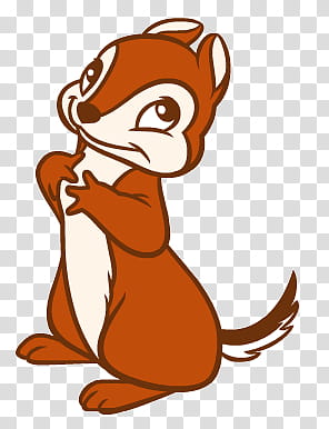 Disney Snow White, brown and white squirrel illustration transparent background PNG clipart
