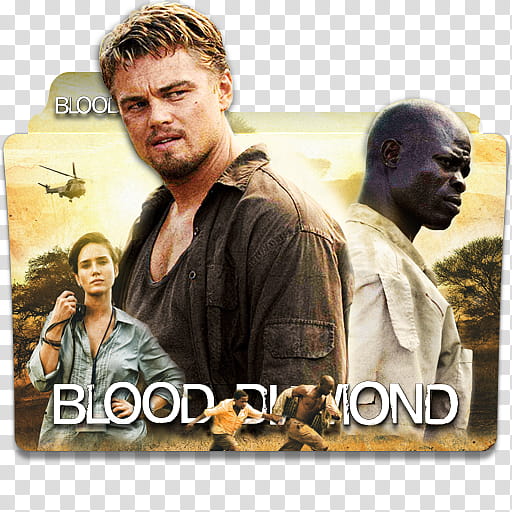 Leonardo DiCaprio Movie Collection Folder Ico , Blood Diamonds logo transparent background PNG clipart