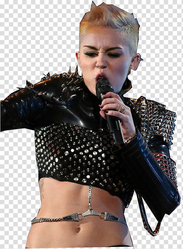 Miley en la presentacion de VH Divas transparent background PNG clipart