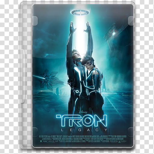 Movie Icon , TRON, Legacy, tron Legacy DVD case transparent background PNG clipart