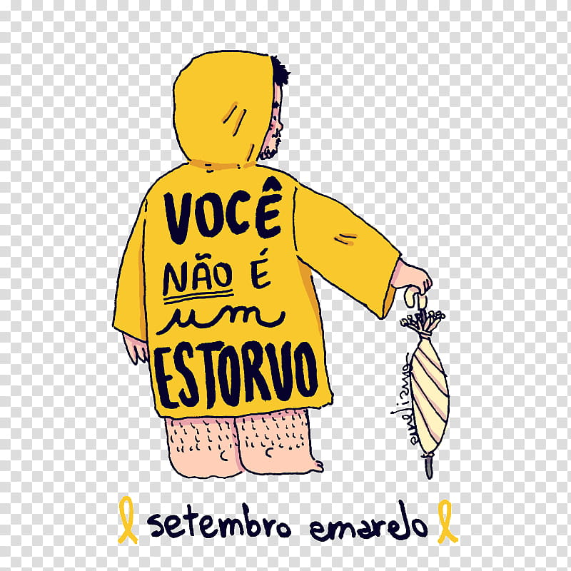 September, Yellow September, Suicide, 2018, Cartoon, Comics, Logo, Flyer transparent background PNG clipart