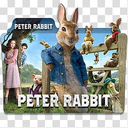 Peter Rabbit  Folder Icon , Peter Rabbit v_x transparent background PNG clipart