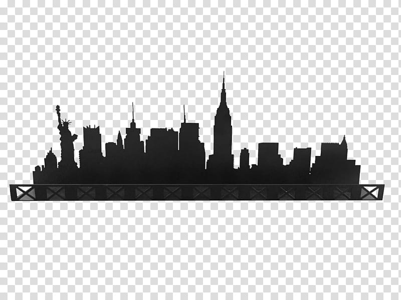 New York City, Manhattan Skyline, Sticker, Decal, Wall Decal, Painting, Cityscape, Poster transparent background PNG clipart