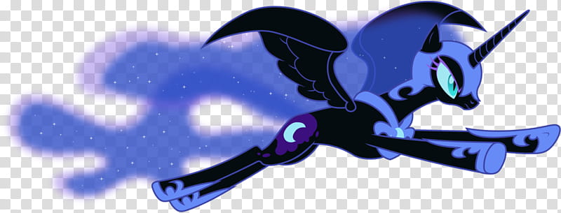 Nightmare Moon Flying, My Little Pony Princess Luna illustration transparent background PNG clipart