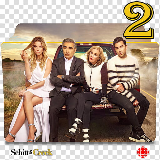 Schitt Creek series and season folder icons, Schitt's Creek S ( transparent background PNG clipart