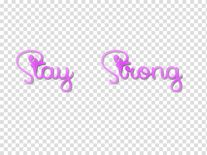 Textos BIENVENIDA A CANAL DE YOUTUBE, pink Stay Strong text transparent background PNG clipart