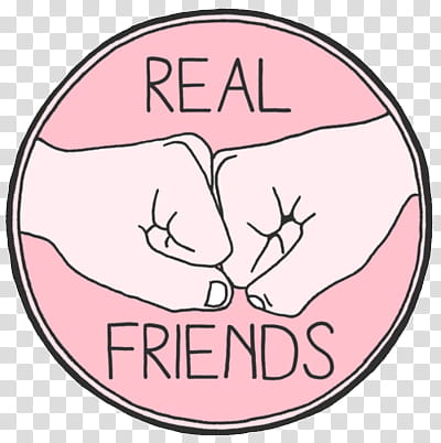 Overlays, Real Friends text transparent background PNG clipart