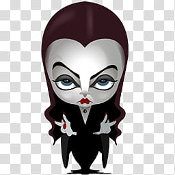 The Addams Family Morticia Icon Transparent Background Png Clipart Hiclipart