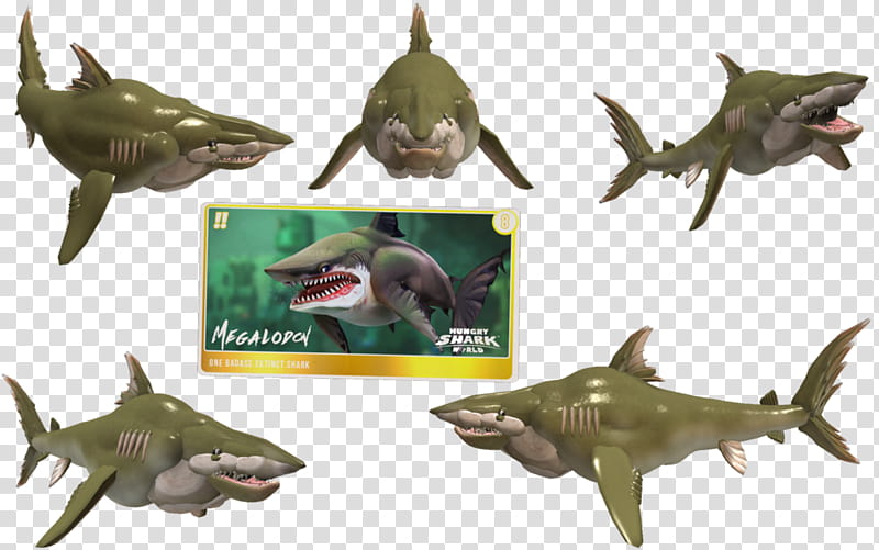 Spore Creature: Megalodon (Hungry Shark World) transparent background PNG clipart