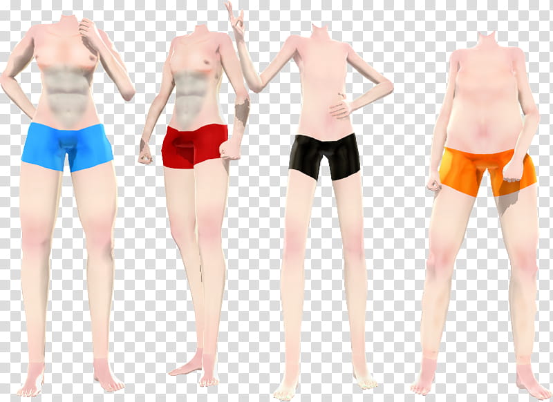 Some Tda Male Bases transparent background PNG clipart