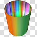 Plasma Gradient Tumbler Icons, plErmwtps_x, green and orange container transparent background PNG clipart