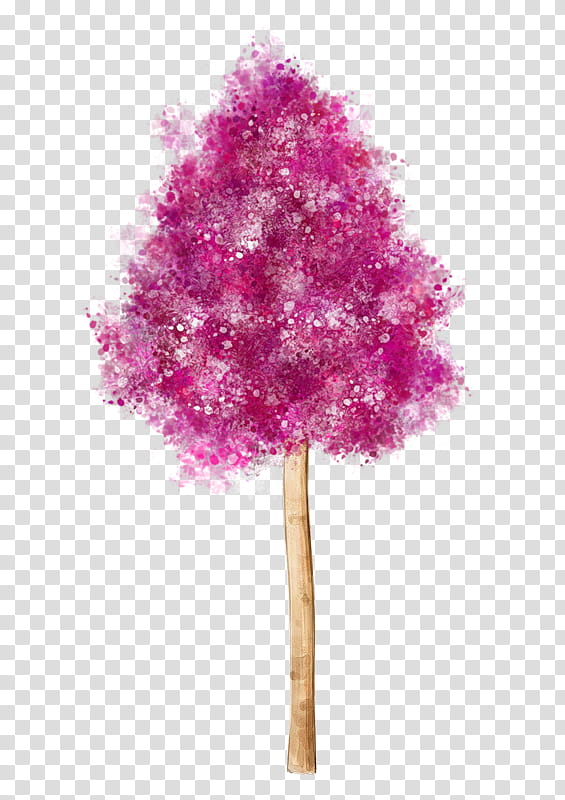 Cherry Blossom Tree Drawing, Wood, Christmas Tree, Purple, Pink, Violet, Lilac, Magenta transparent background PNG clipart