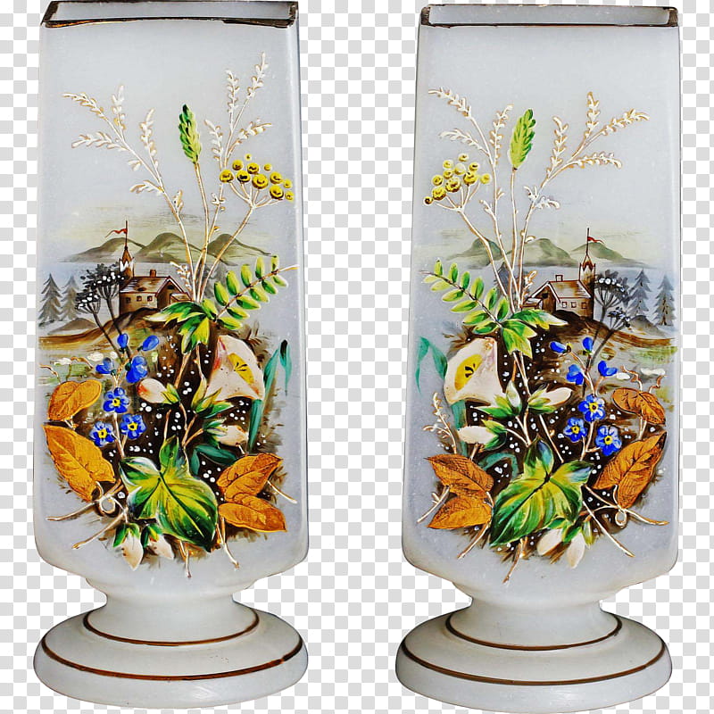 Floral Flower, Vase, Glass, Murano, Ceramic, Opaline Glass, Murano Glass, Porcelain transparent background PNG clipart