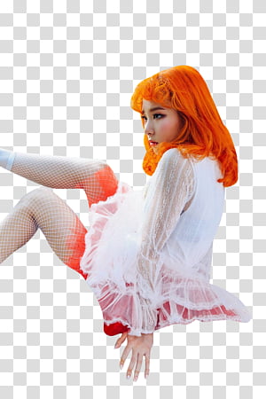 Red Velvet, woman wearing white dress transparent background PNG clipart thumbnail