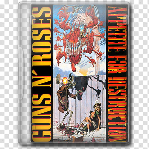 Guns N Roses Icons Case, GNR-Apetite Por Destruição transparent background PNG clipart