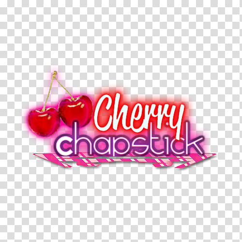 Text , Cherry Chapstick logo transparent background PNG clipart