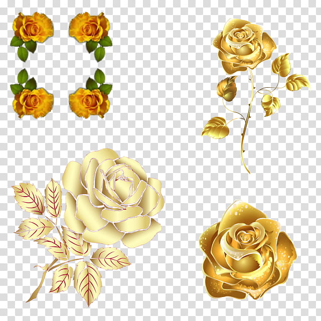 Rose Gold Flower, Floral Design, Garden Roses, Wob, Rush, Rose Family, Gold Leaf, Yellow transparent background PNG clipart