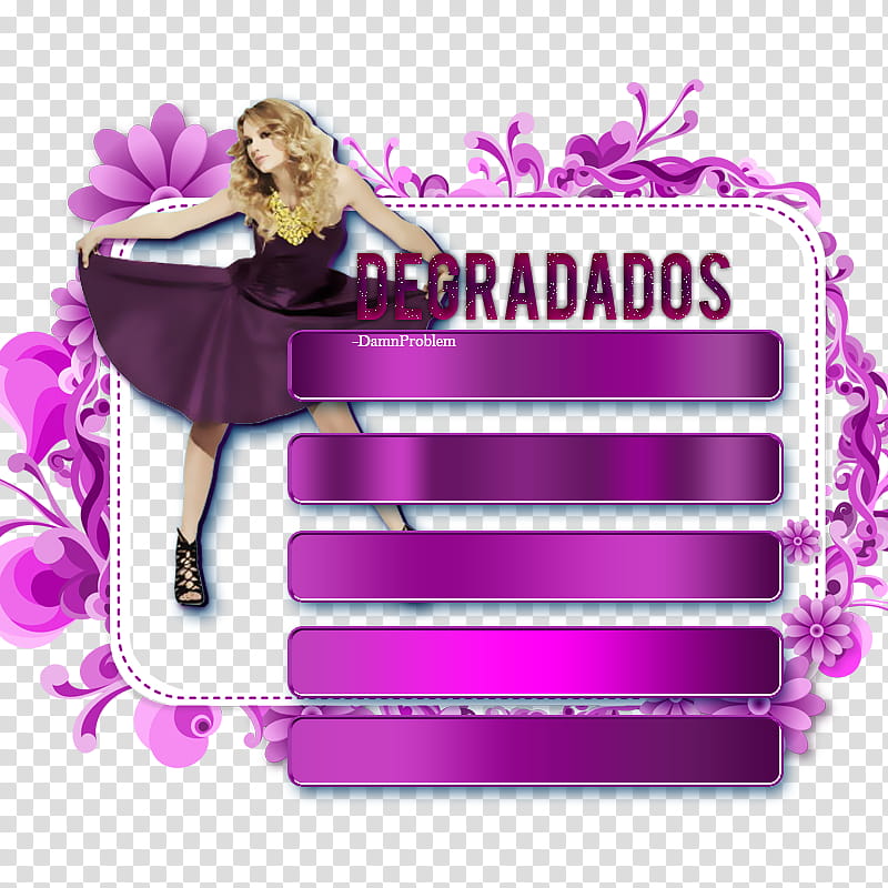 |Degradados~, Taylor Swift with purple floral background transparent background PNG clipart