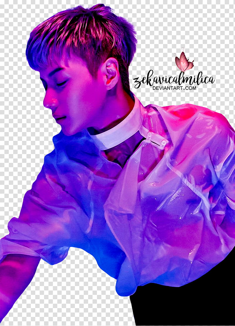 SHINee Taemin Move, man closing his eyes transparent background PNG clipart
