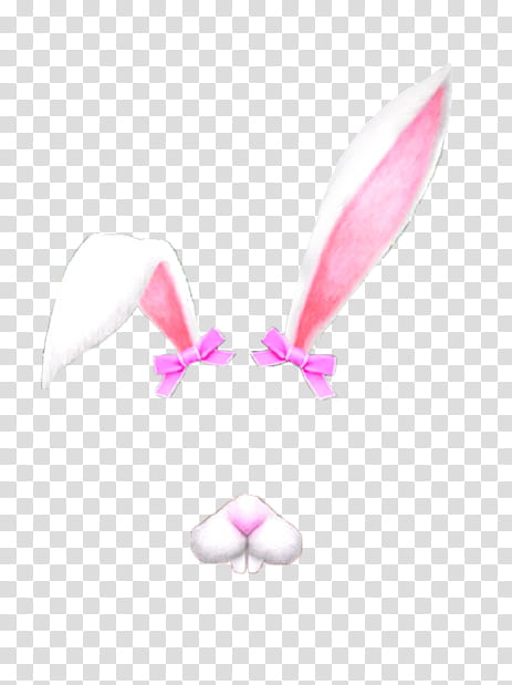 snapchat Filters Filtros o efectos de Snapchat, white bunny ears transparent background PNG clipart