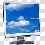 computer icons, gray flat screen computer monitor illustration transparent background PNG clipart