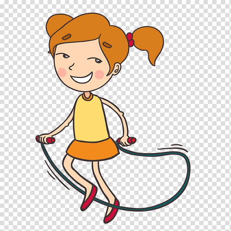 Child, Jump Ropes, Cartoon, Drawing, Motion, Animation, Jumping, Facial Expression transparent background PNG clipart