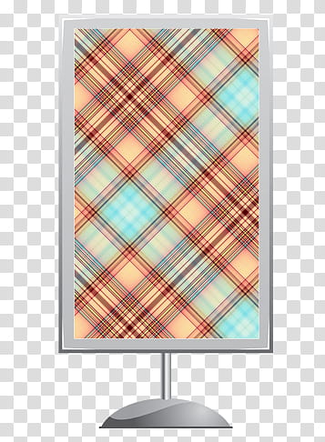 Signboards , red and teal plaid transparent background PNG clipart