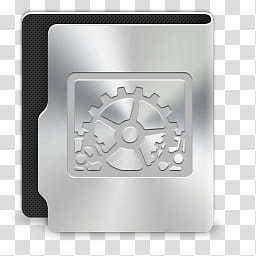 Aquave Aluminum, gray and black setting logo transparent background PNG clipart