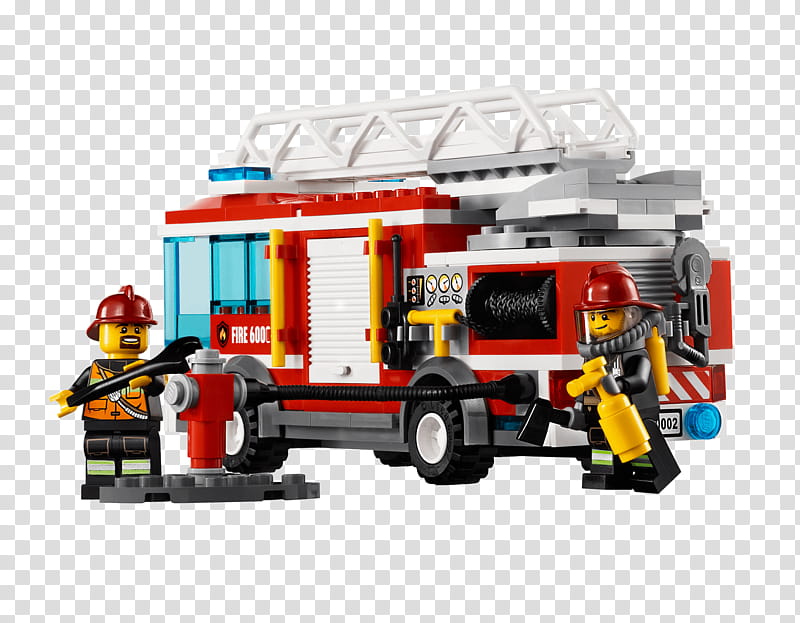 Ladder, Lego 60002 City Fire Truck, Fire Engine, Lego 60107 City Fire Ladder Truck, Firefighter, Toy, Lego Minifigure, Lego Lego City transparent background PNG clipart