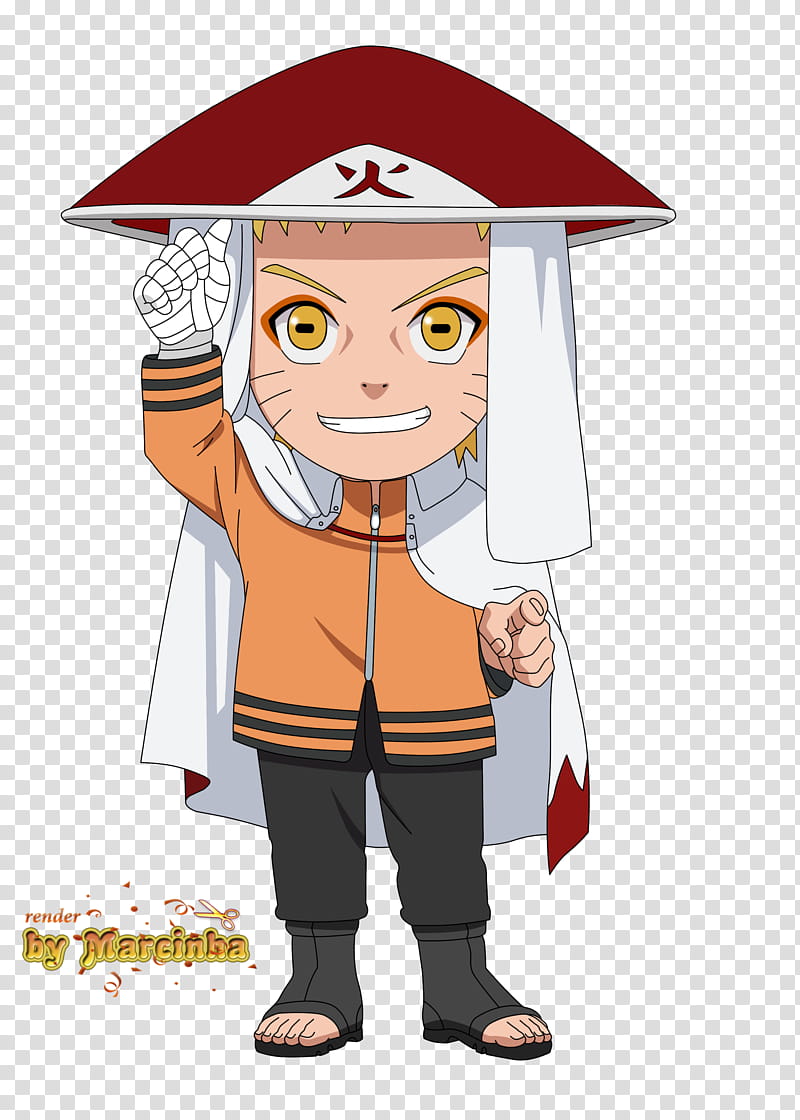 Chibii Naruto Hokage Sennin The last, Naruto Uzumaki illustration transparent background PNG clipart