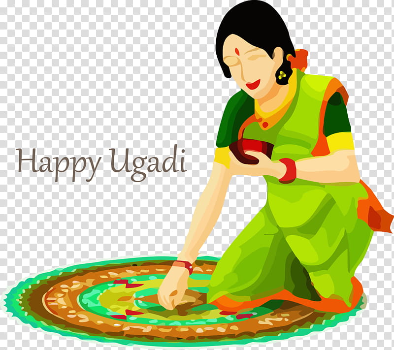 ugadi Yugadi Hindu New Year, Green, Play, Animation, Games transparent background PNG clipart