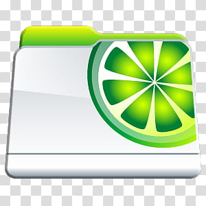 Program Files Folders Icon Pac, Limewire s, white and green lime print folder transparent background PNG clipart