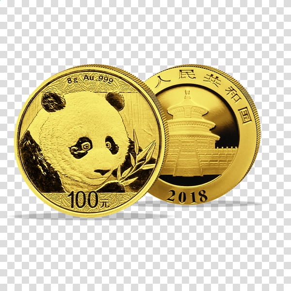 Chinese, Giant Panda, Chinese Gold Panda, Gold Coin, Chinese Silver Panda, Mint, Silver Coin, Yuan transparent background PNG clipart