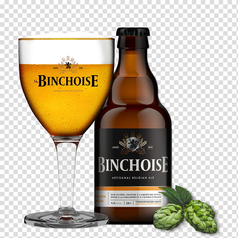 Glasses, Ale, La Binchoise, Beer, Tripel, Brewery, Beer Cocktail, Liqueur transparent background PNG clipart
