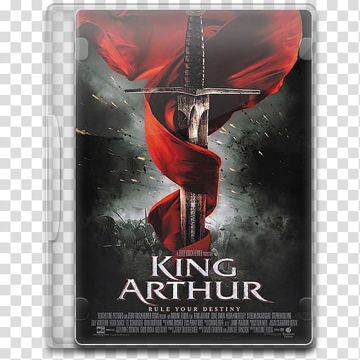 Movie Icon , King Arthur, King Arthur DVD cover transparent background PNG clipart