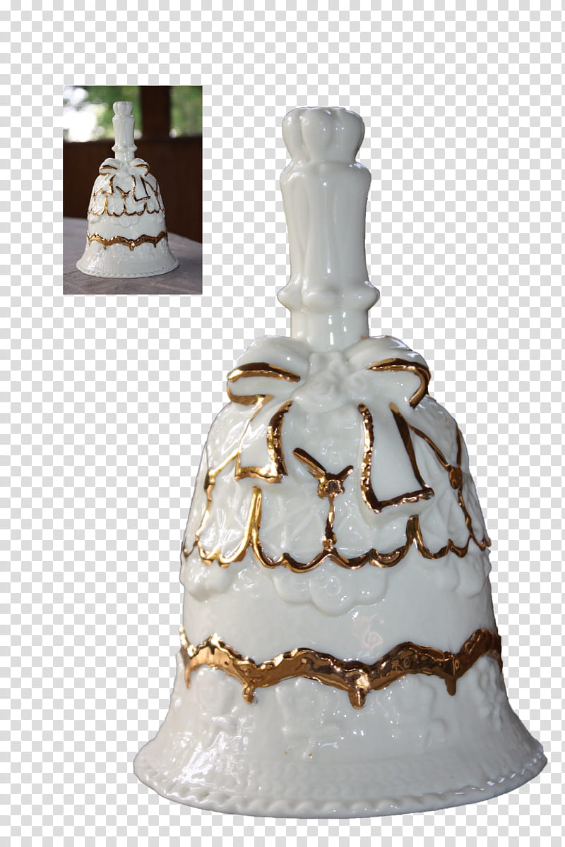 Wedding Bell, white ceramic bell transparent background PNG clipart