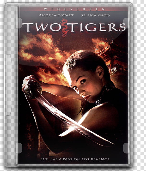 Two Tigers  DVD Case Icon transparent background PNG clipart