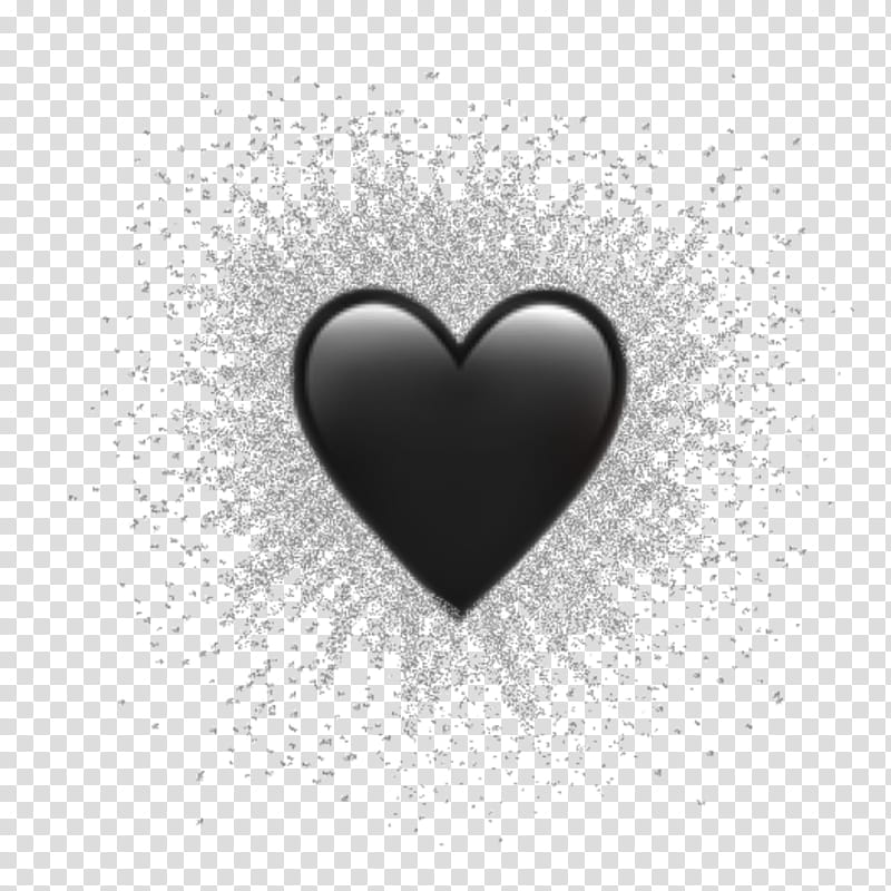 Black Heart Emoji, Love, Logo, Tumblr, Sticker, Blackandwhite, Symbol transparent background PNG clipart