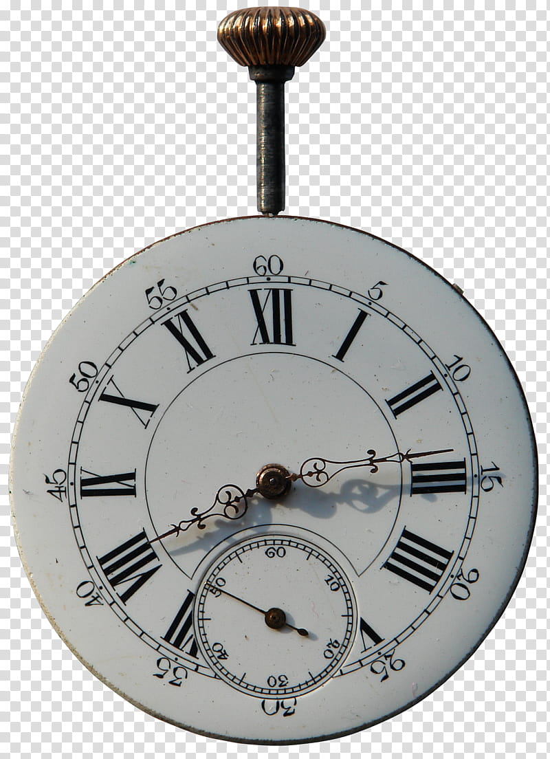 fob watch , white analog clock transparent background PNG clipart