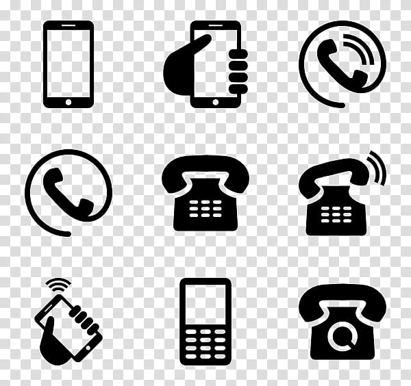 Icon Telephone, Mobile Phones, Icon Design, Symbol, Text, Line, Line Art transparent background PNG clipart