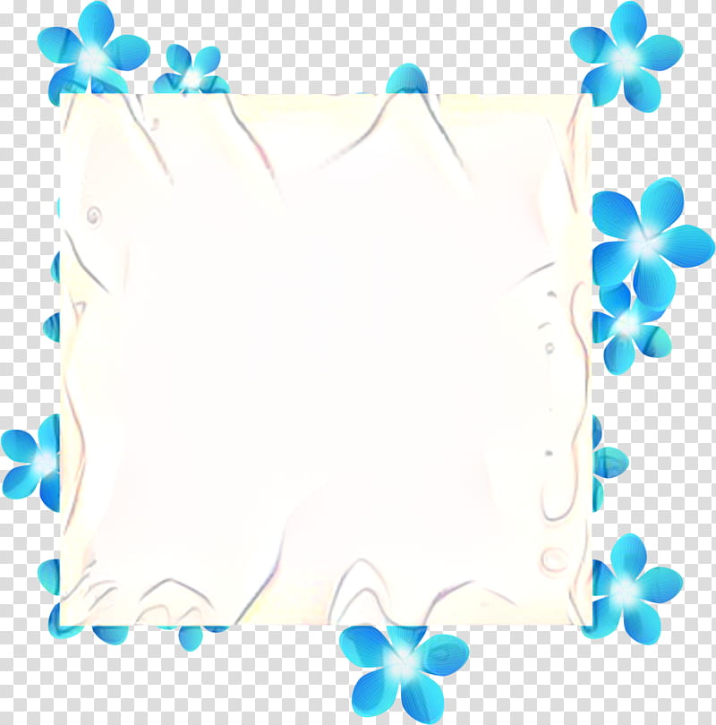 Background Flower Frame, Borders , Music, Drawing, Logo, Music , Turquoise, Aqua transparent background PNG clipart