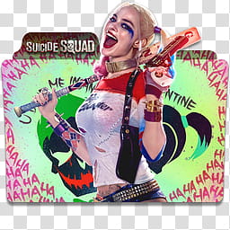 Suicide Squad  Folder Icon Mega Pack, Suicide Scuad v x transparent background PNG clipart