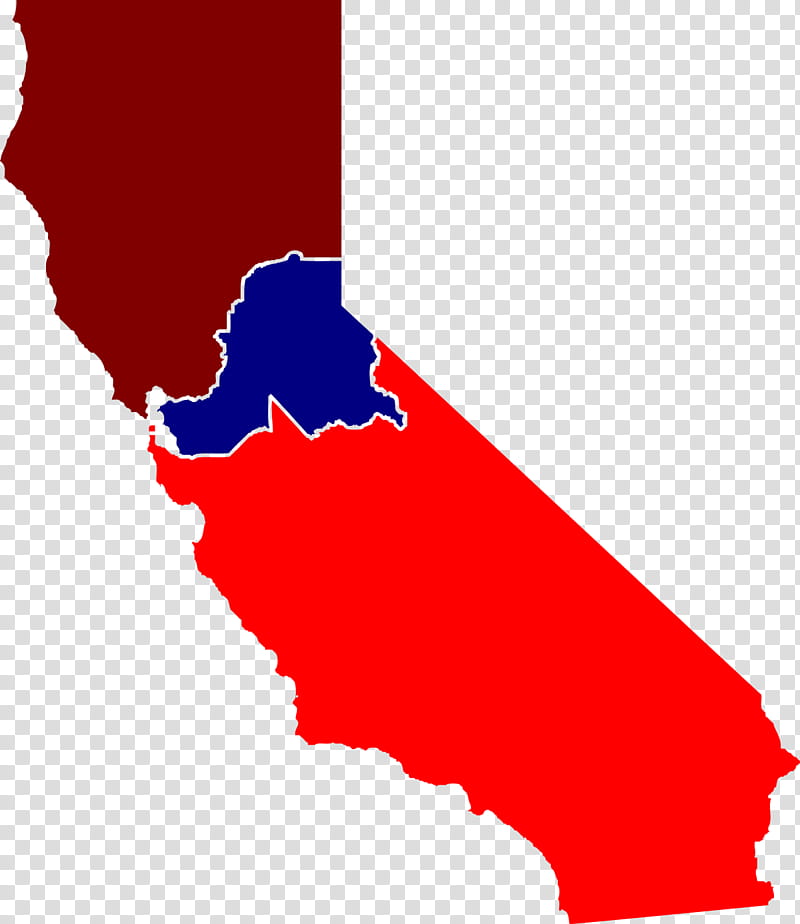 Map, California, Red, Area transparent background PNG clipart