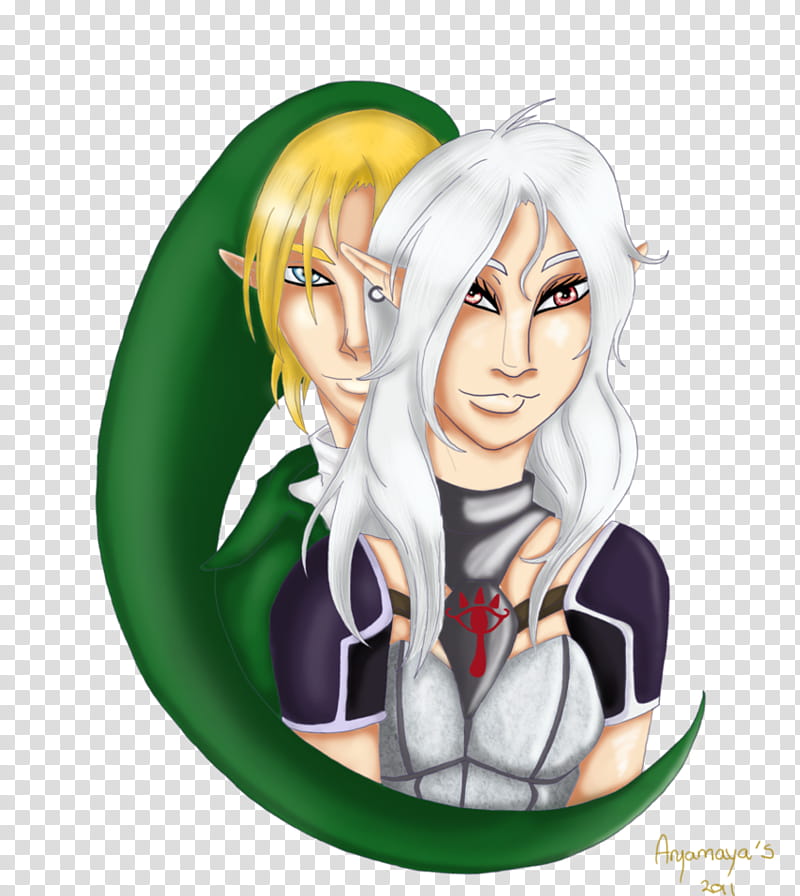 Request, Link and Impa, anime character transparent background PNG clipart