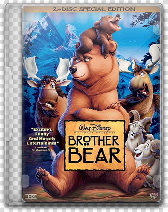 disney movie icons, brother bear transparent background PNG clipart