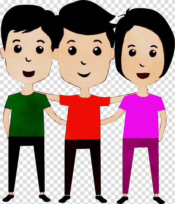 Team People, Watercolor, Paint, Wet Ink, Courteney Cox, Friends, Desktop , Silhouette transparent background PNG clipart